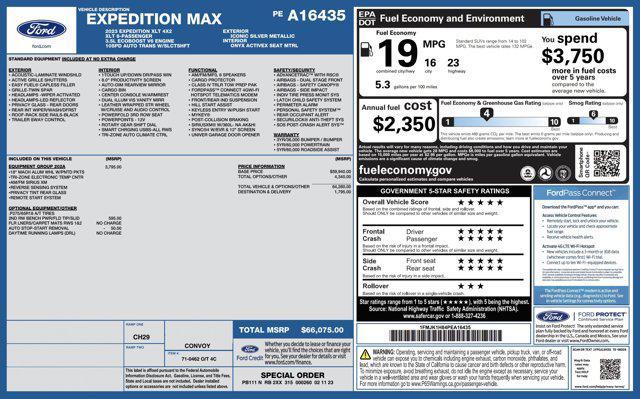 used 2023 Ford Expedition Max car, priced at $33,900