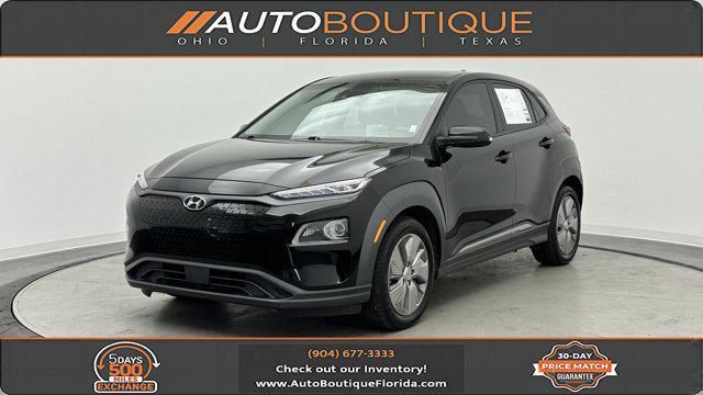 used 2021 Hyundai Kona EV car, priced at $16,500