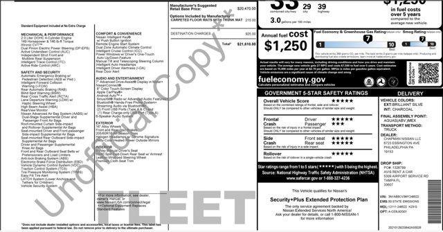 used 2021 Nissan Sentra car, priced at $13,600