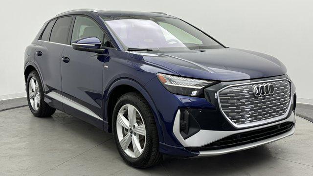 used 2025 Audi Q4 e-tron car, priced at $44,000