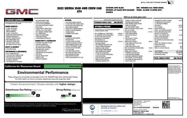 used 2022 GMC Sierra 3500 car, priced at $53,500