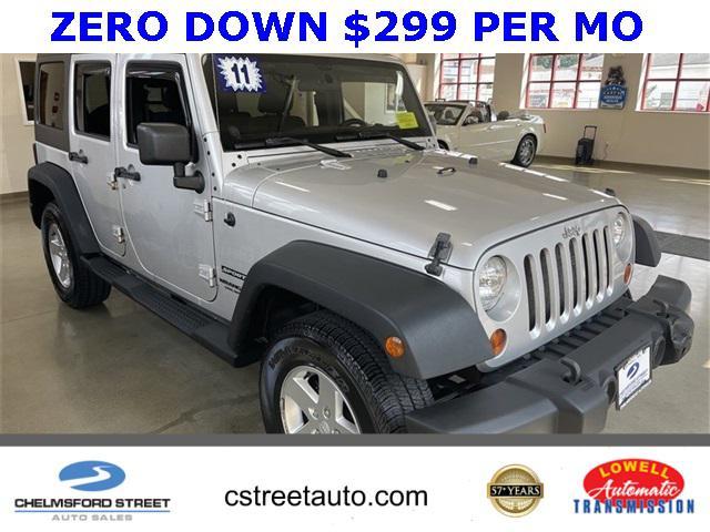 used 2011 Jeep Wrangler Unlimited car, priced at $15,900