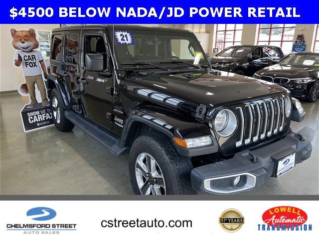 used 2021 Jeep Wrangler Unlimited car, priced at $34,500