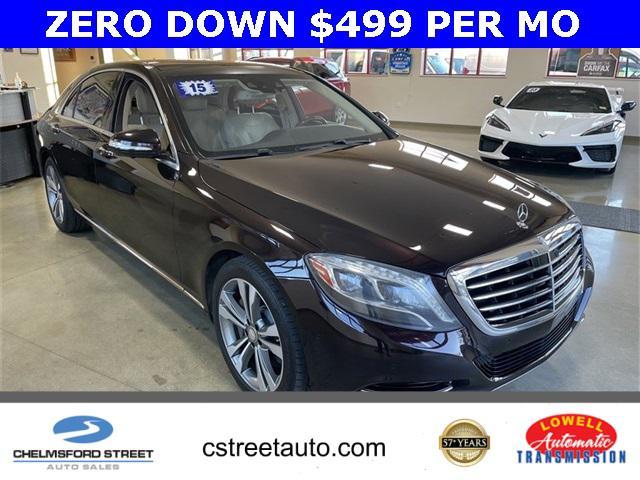 used 2015 Mercedes-Benz S-Class car, priced at $27,900