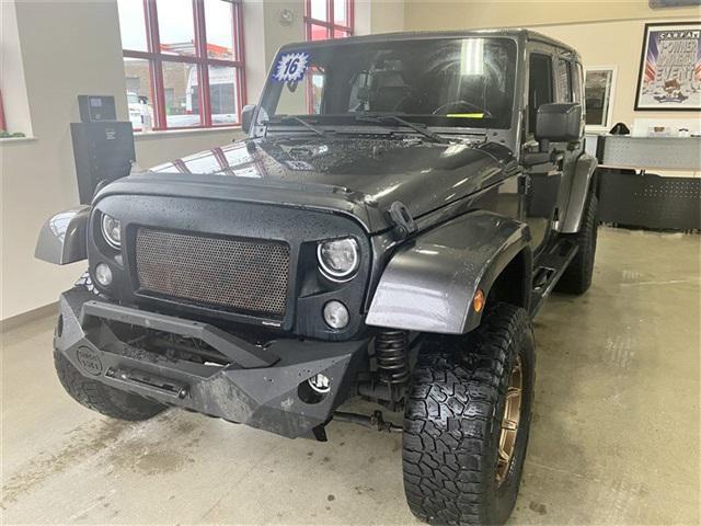 used 2016 Jeep Wrangler Unlimited car, priced at $17,600