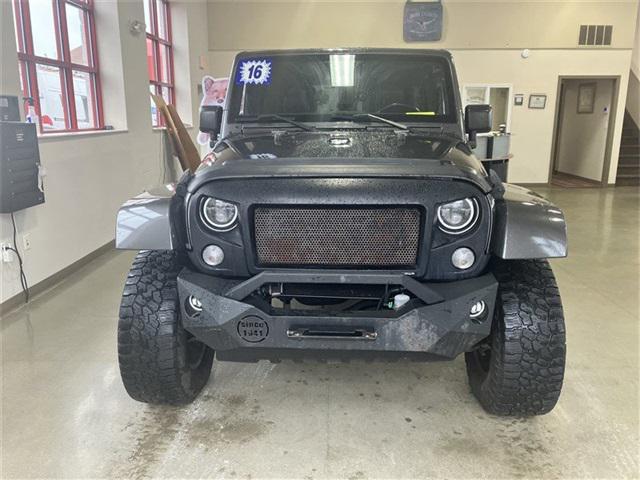 used 2016 Jeep Wrangler Unlimited car, priced at $17,600