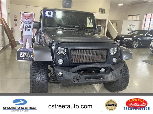 used 2016 Jeep Wrangler Unlimited car, priced at $17,600