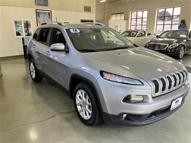 used 2018 Jeep Cherokee car, priced at $13,900