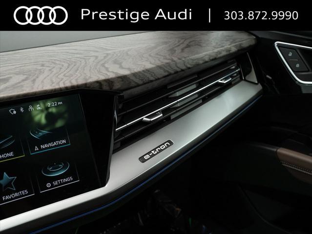 new 2025 Audi Q4 e-tron Sportback car, priced at $69,124