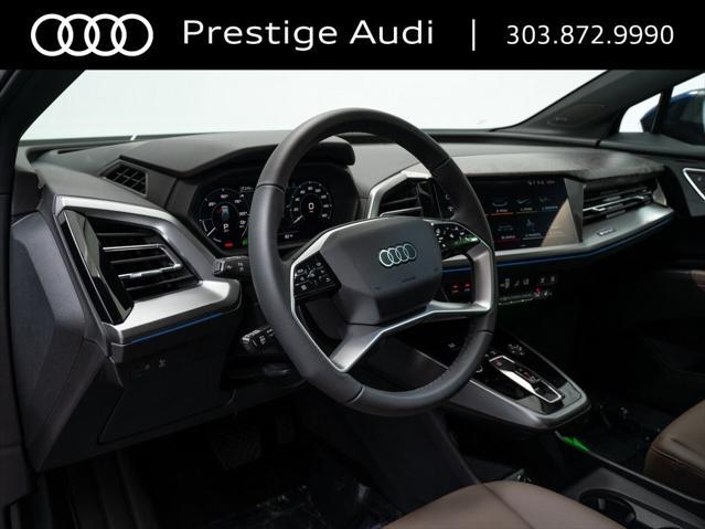 new 2025 Audi Q4 e-tron Sportback car, priced at $69,124
