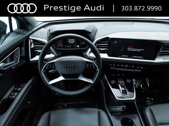 new 2025 Audi Q4 e-tron car, priced at $60,424