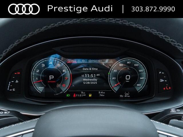 new 2025 Audi Q7 car, priced at $77,579