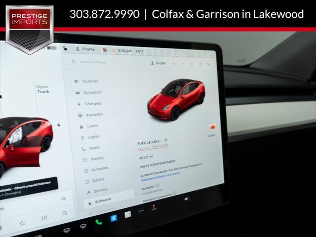 used 2021 Tesla Model Y car, priced at $29,692