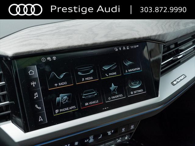 new 2025 Audi Q4 e-tron car, priced at $66,224