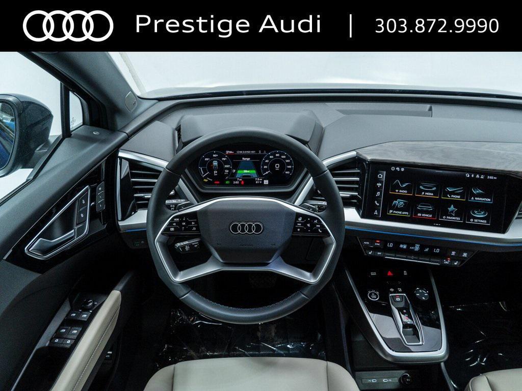 new 2025 Audi Q4 e-tron car, priced at $63,934