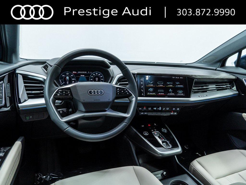 new 2025 Audi Q4 e-tron car, priced at $63,934