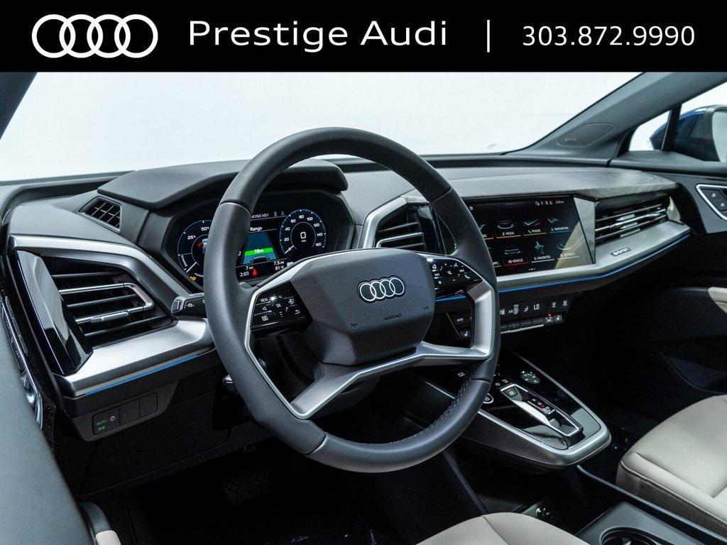 new 2025 Audi Q4 e-tron car, priced at $63,934