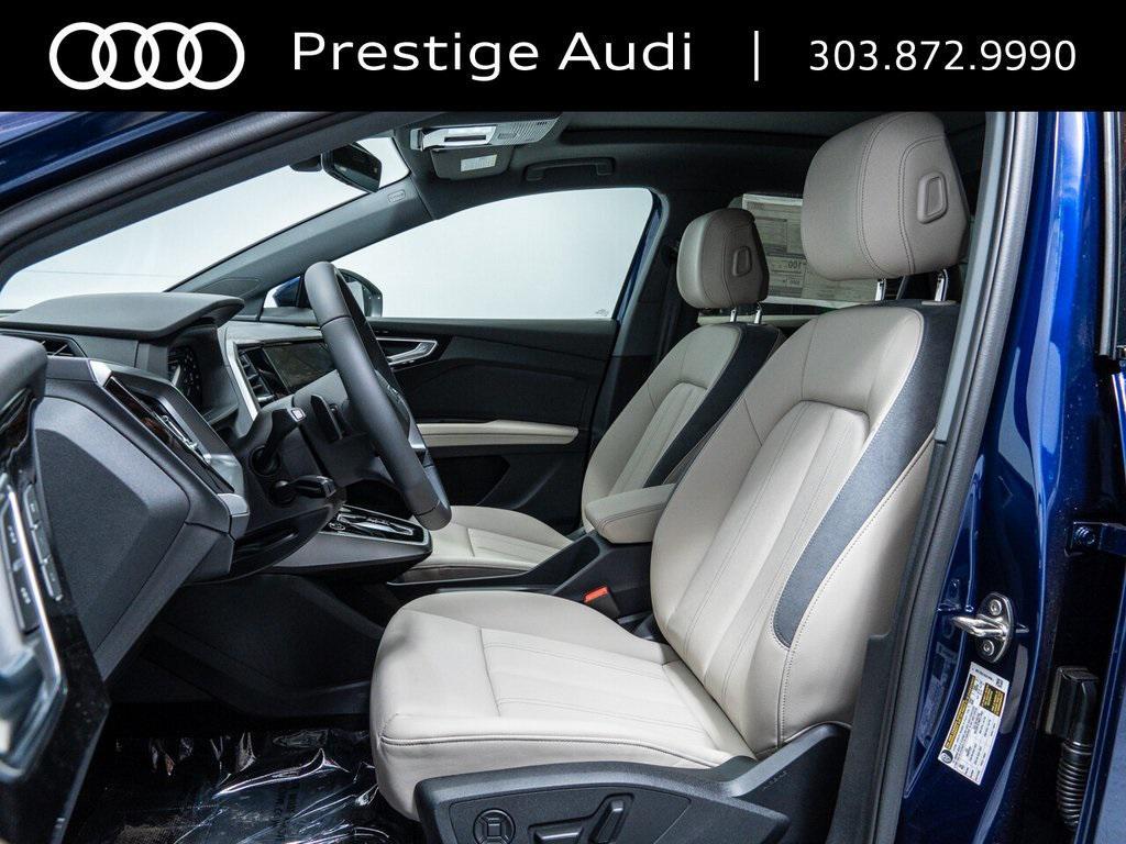 new 2025 Audi Q4 e-tron car, priced at $63,934