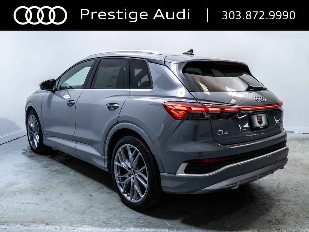 new 2025 Audi Q4 e-tron car, priced at $62,214