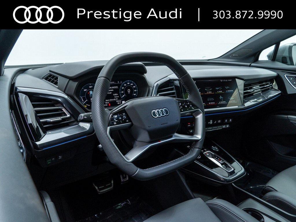new 2025 Audi Q4 e-tron car, priced at $62,214