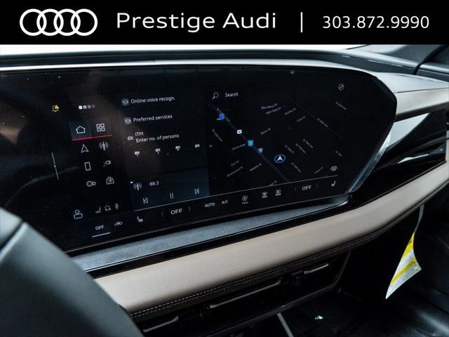 new 2025 Audi Q6 e-tron car, priced at $72,119