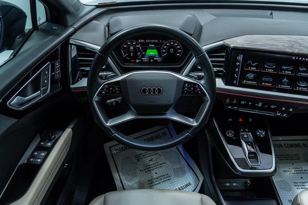 used 2024 Audi Q4 e-tron car, priced at $36,991