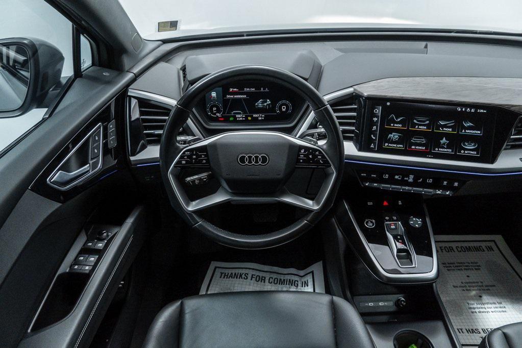 used 2024 Audi Q4 e-tron car, priced at $34,491