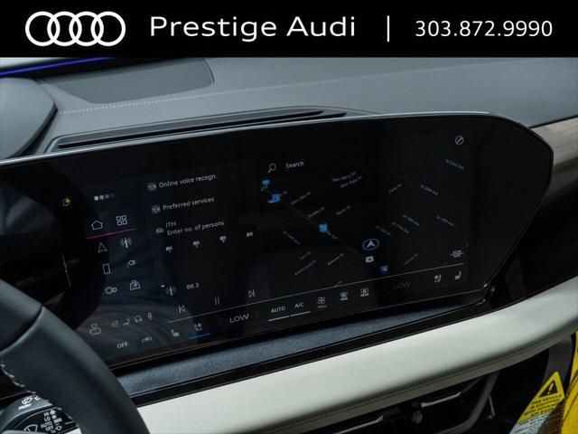 new 2025 Audi Q6 e-tron car, priced at $76,984