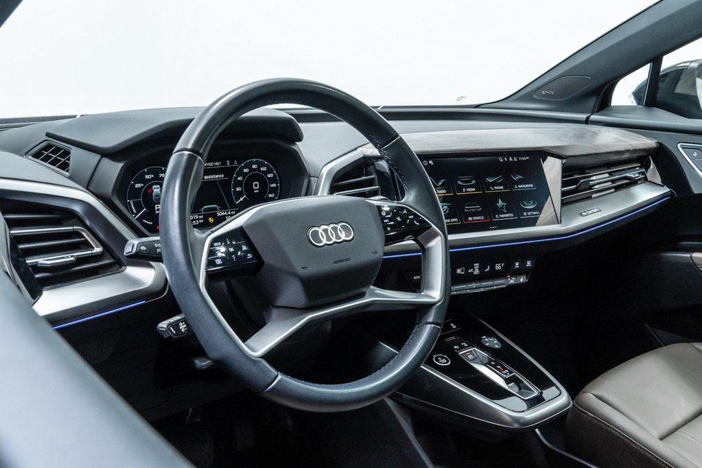 used 2024 Audi Q4 e-tron car, priced at $37,991