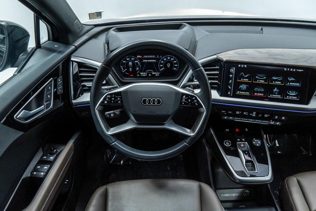 used 2024 Audi Q4 e-tron car, priced at $37,991