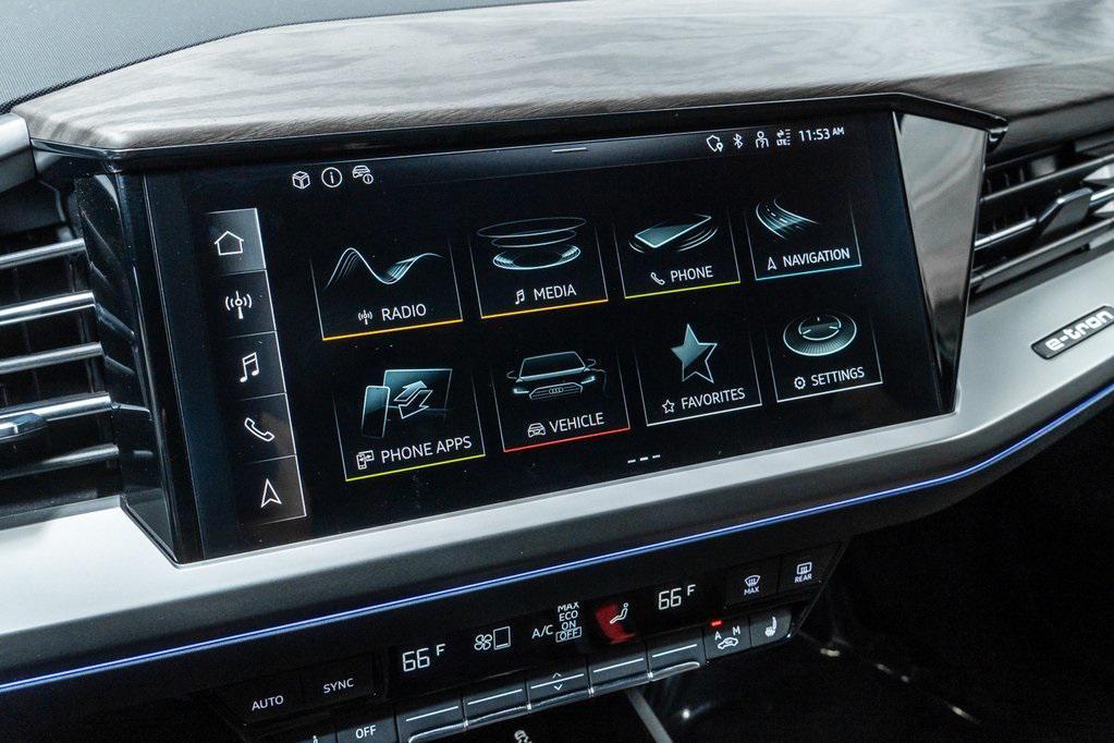 used 2024 Audi Q4 e-tron car, priced at $37,991