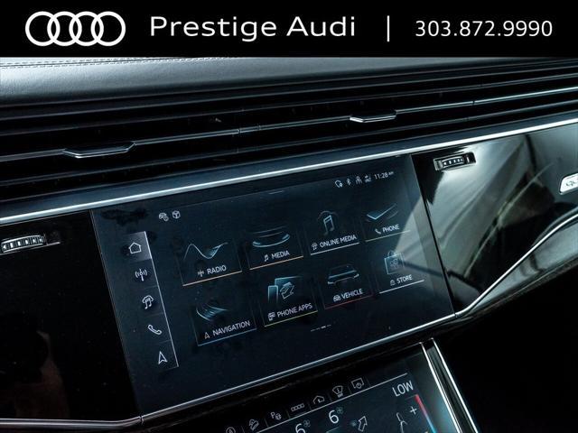 used 2024 Audi Q8 car, priced at $76,491