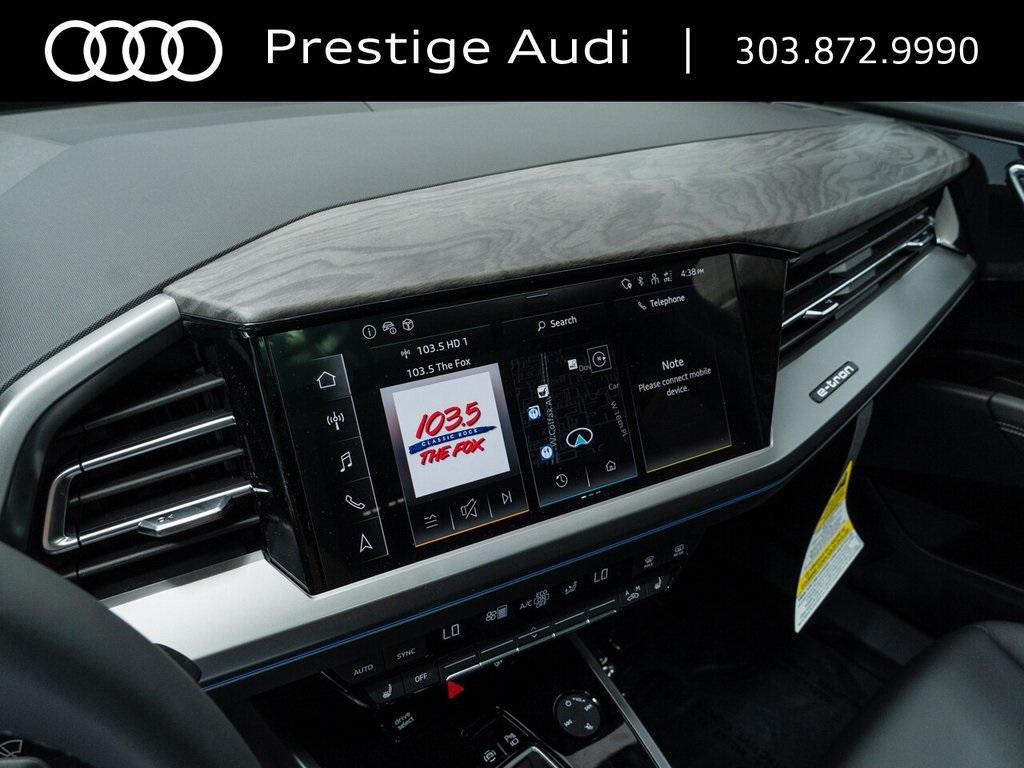 new 2025 Audi Q4 e-tron car, priced at $66,484