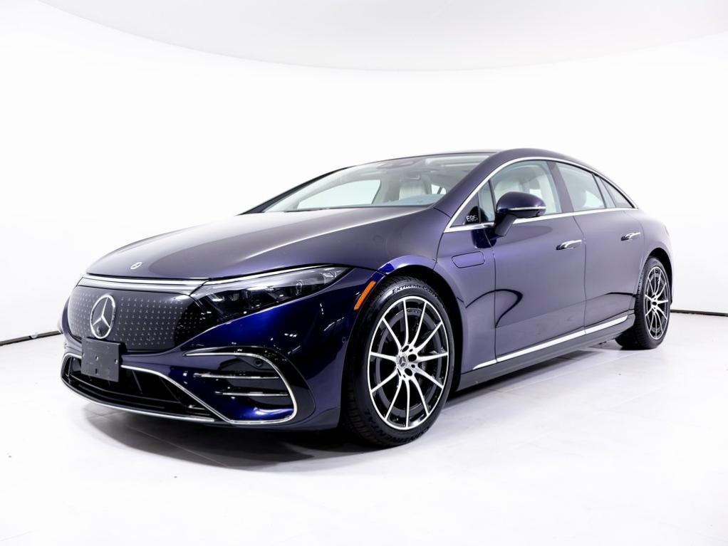 used 2022 Mercedes-Benz EQS 580 car, priced at $49,500
