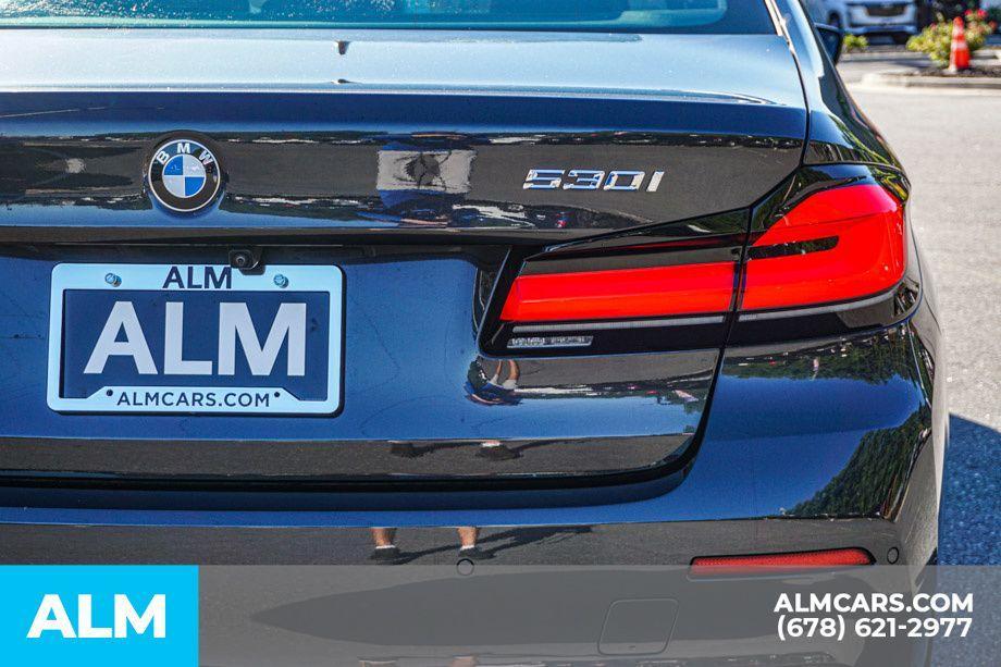 used 2022 BMW 530 car, priced at $34,420