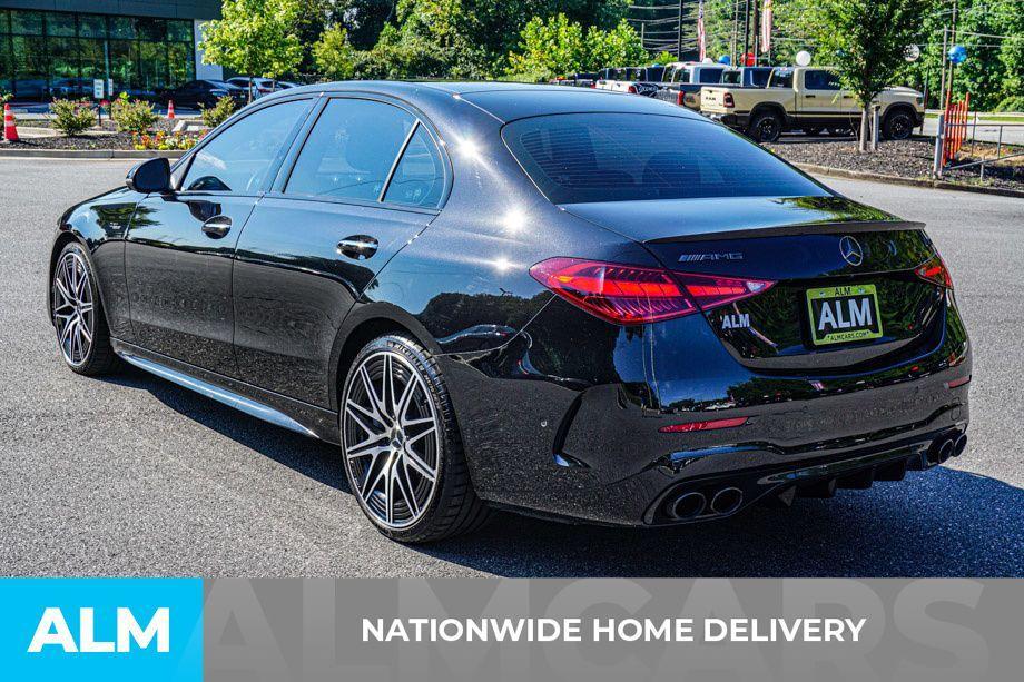 used 2024 Mercedes-Benz AMG C 43 car, priced at $48,960