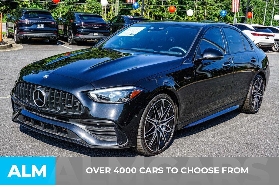 used 2024 Mercedes-Benz AMG C 43 car, priced at $48,960