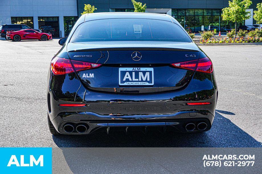 used 2024 Mercedes-Benz AMG C 43 car, priced at $48,960