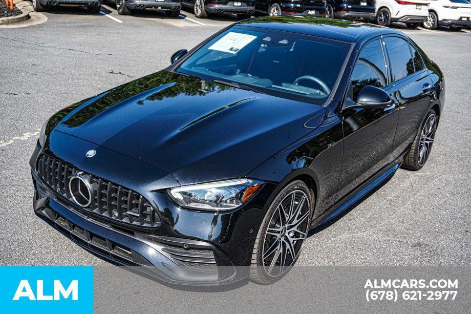 used 2024 Mercedes-Benz AMG C 43 car, priced at $48,960