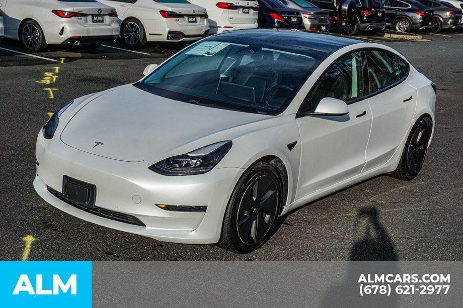 used 2021 Tesla Model 3 car, priced at $24,420