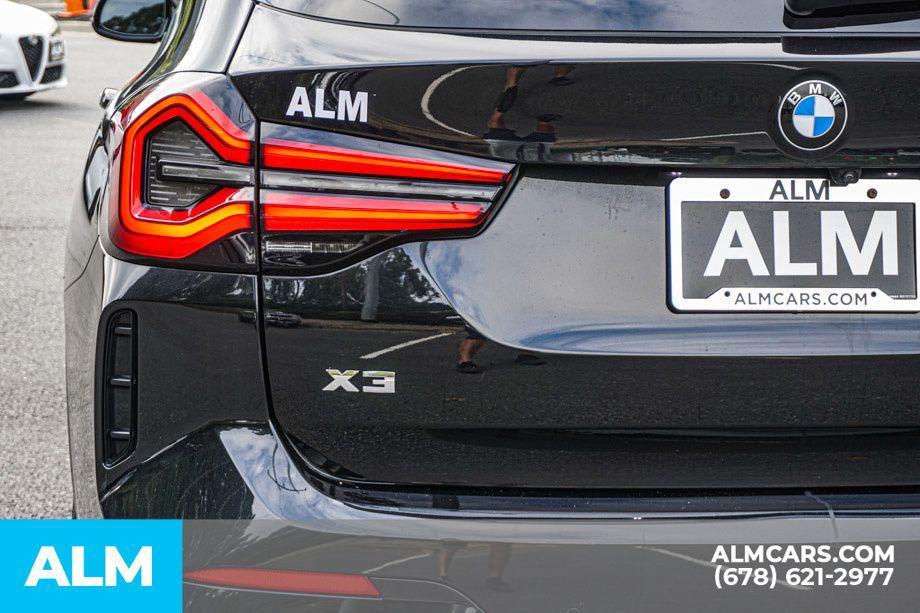 used 2022 BMW X3 car, priced at $38,770