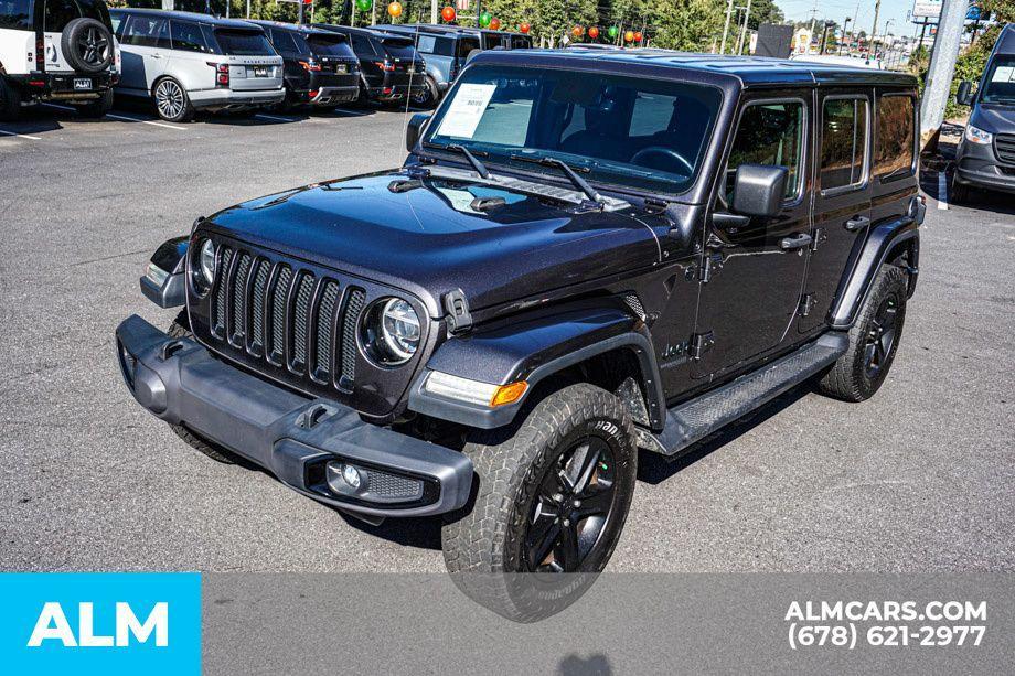 used 2021 Jeep Wrangler Unlimited car, priced at $33,420