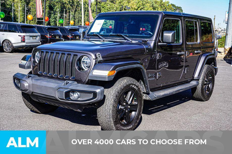 used 2021 Jeep Wrangler Unlimited car, priced at $33,420