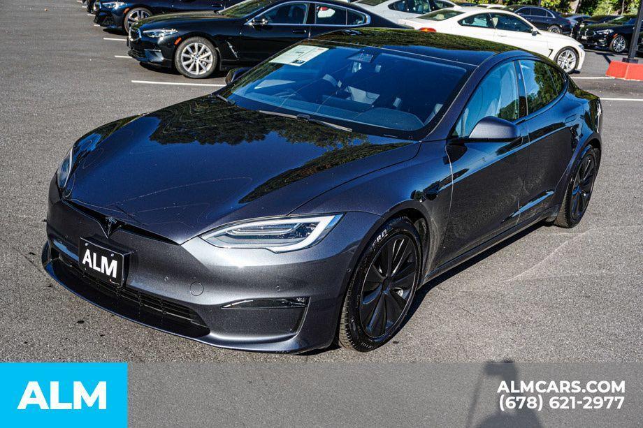 used 2021 Tesla Model S car, priced at $51,920