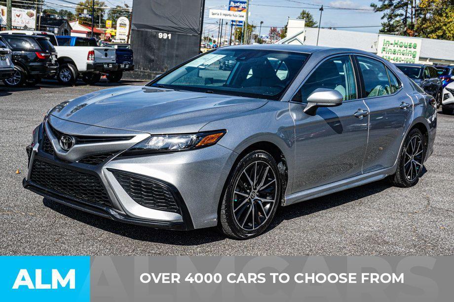 used 2021 Toyota Camry car, priced at $22,420