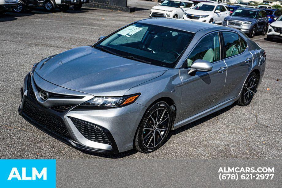 used 2021 Toyota Camry car, priced at $22,420