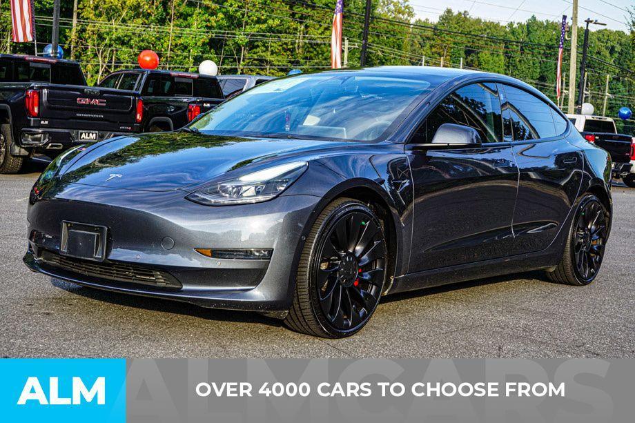used 2022 Tesla Model 3 car, priced at $29,420