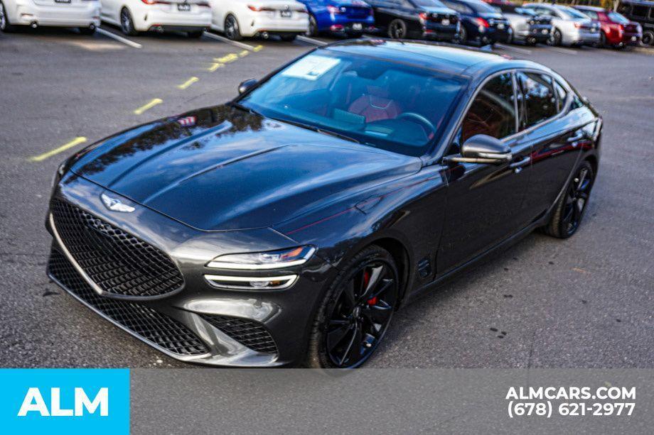 used 2023 Genesis G70 car, priced at $33,960