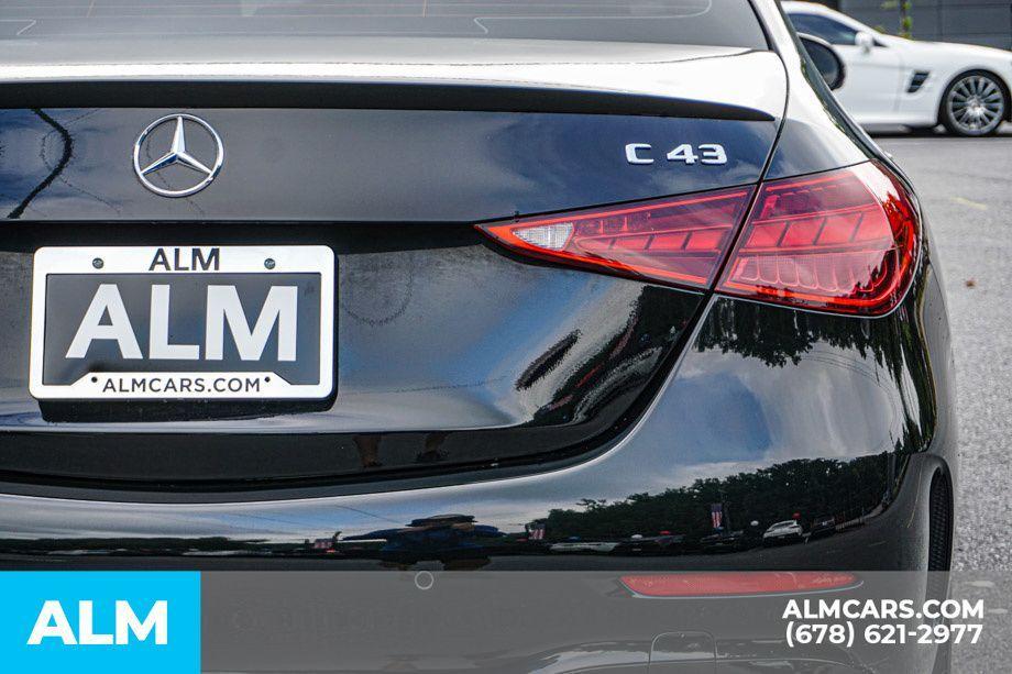 used 2023 Mercedes-Benz AMG C 43 car, priced at $42,960
