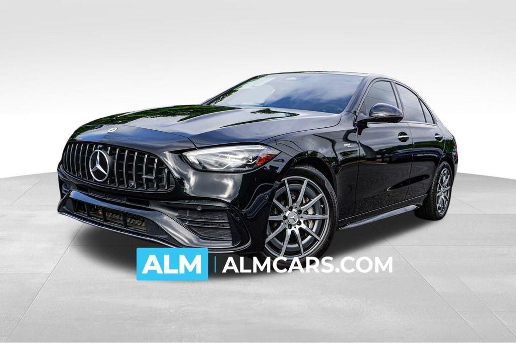 used 2023 Mercedes-Benz AMG C 43 car, priced at $42,960